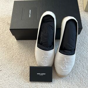 YSL Espadrilles white